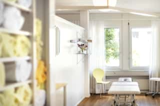 Behandlungsraum der Physiotherapiepraxis